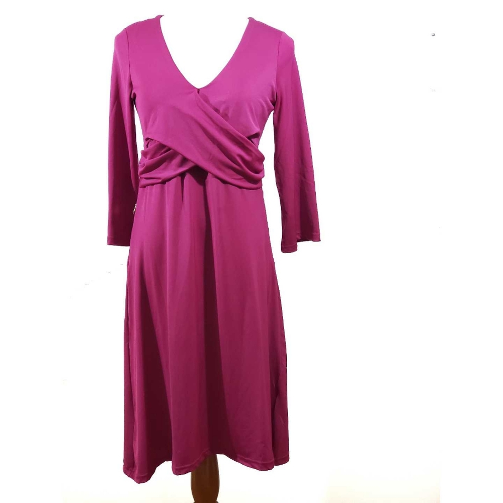 Tracy Negoshian Pink Midi Dress.size XL